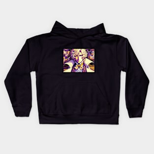 Regal Twilight Mosaic Kids Hoodie